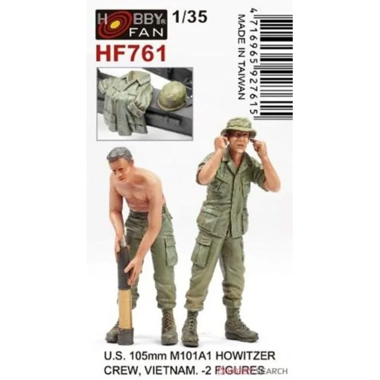 U.S. 105mm M101A1 howitzer crew of vietnam war-2 Figures, 1/35 - Ho... U.S. 105mm M101A1 howitzer crew of vietnam war-2 Figures, 1/35 - Ho...