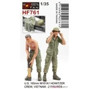 U.S. 105mm M101A1 howitzer crew of vietnam war-2 Figures, 1/35 - Ho... U.S. 105mm M101A1 howitzer crew of vietnam war-2 Figures, 1/35 - Ho...