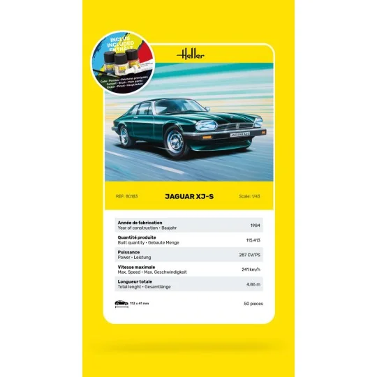 STARTER KIT Jaguar XJ-S - Heller 56183