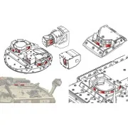 Stickers for simulating anti-reflection, 1/35 - AFV-Club AC35011