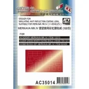 Sticker anti reflection for Merkava MkIV - AFV-Club AC35014