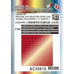 Sticker anti reflection for Leopard - AFV-Club AC35015