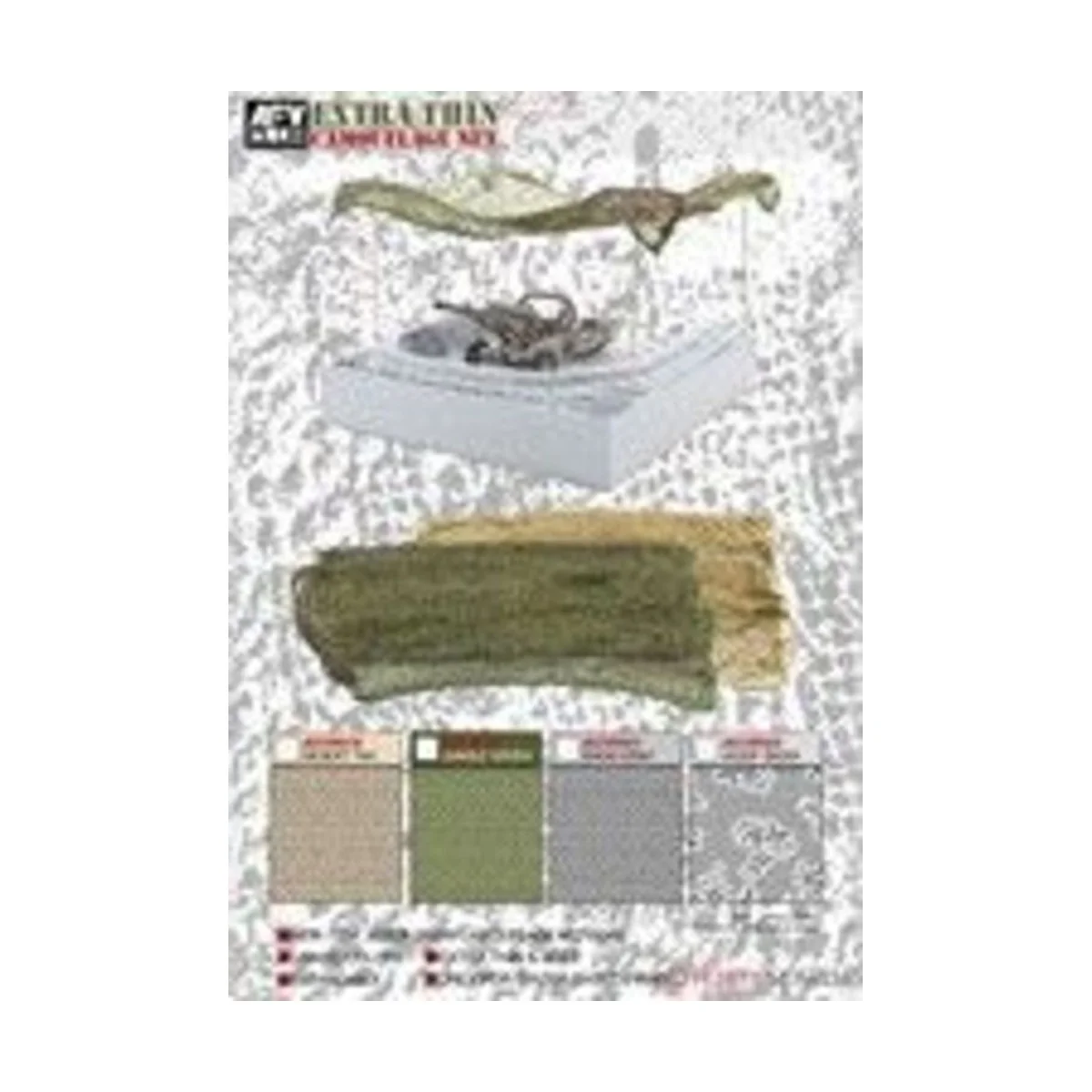 CAMOUFLAGE NET-JGSDF Snow - AFV-Club AC35022