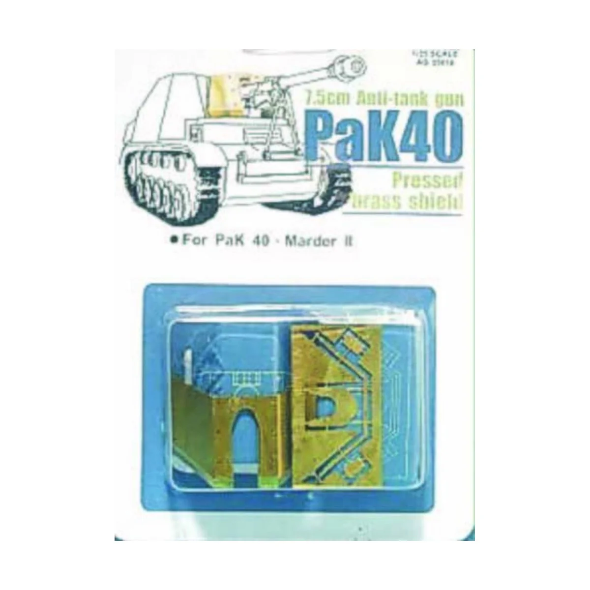 BRASS SHIELD PAK40 - AFV-Club AG35012