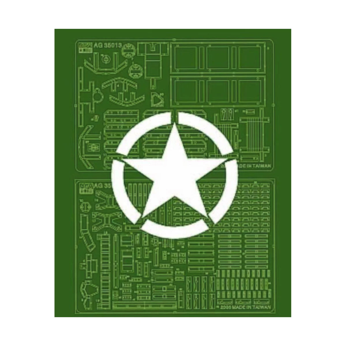 M36 ETCHING PARTS, 1/35 - AFV-Club AG35013