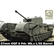 57mm OQF 6 Prd. Mk.V L/50 Barrel - AFV-Club AG35022
