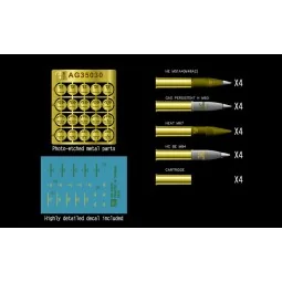 U.S. 105mm Howitzer ammo set, 1/35 - AFV-Club AG35030