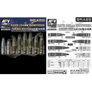 NATO 155mm Howitzer Ammo Set (Brass), 1/35 - AFV-Club AG35039