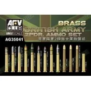 British Army 2pdr Ammo(Brass) set - AFV-Club AG35041