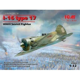 I-16 type 17, WWII Soviet Fighter, 1/32 - ICM 32005
