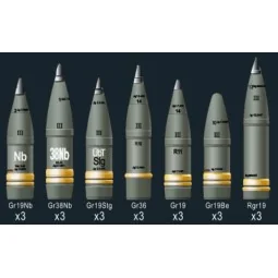 SFH18 Howitzer Ammunition - AFV-Club AG35043