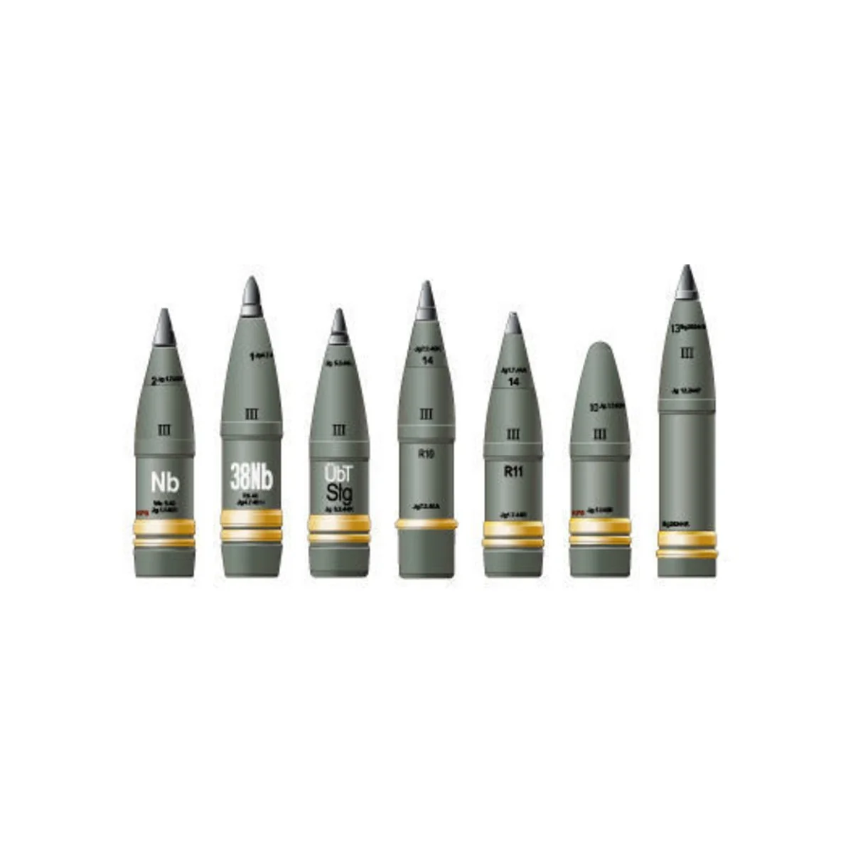 SFH18 Howitzer Ammunition - AFV-Club AG35043