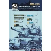 M551/60A/MBT70 152MM Ammunition (Brass), 1/35 - AFV-Club AG35048
