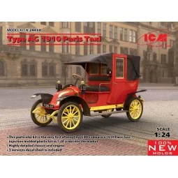 Type AG 1910 Paris Taxi, 1/24 - ICM 24030