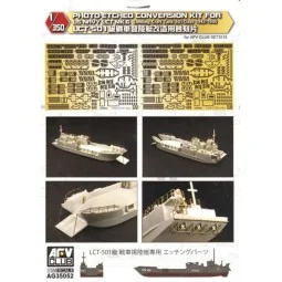 Photo-Etched conversion Kit for US NAVY LCT MK.6 landing Craft Tank...