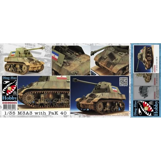 M3A3 with Pak 40 (Yugoslav), 1/35 - AFV-Club DH96001 M3A3 with Pak 40 (Yugoslav), 1/35 - AFV-Club DH96001