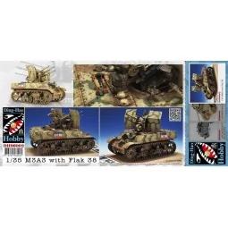 M3A3 with quad 20mm Flak-38V, 1/35 - AFV-Club DH96002