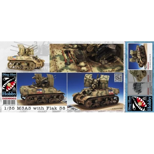 M3A3 with quad 20mm Flak-38V, 1/35 - AFV-Club DH96002