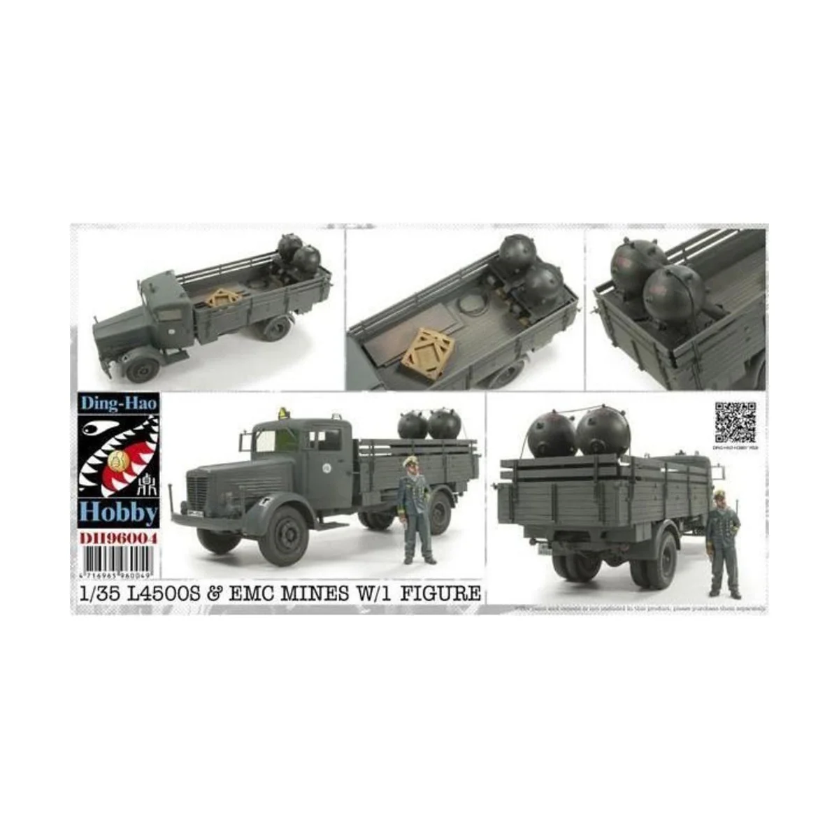 L4500S & EMC Mines w/1 Figure, 1/35 - AFV-Club DH96004