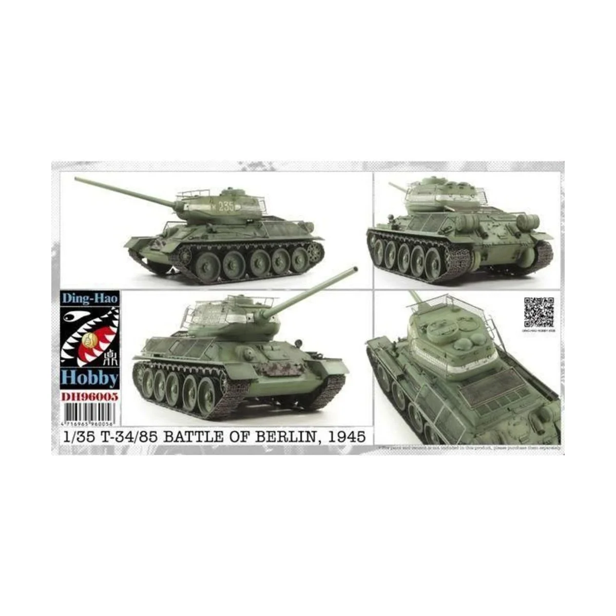 T34/85 Battle of Berlin 1945, 1/35 - AFV-Club DH96005