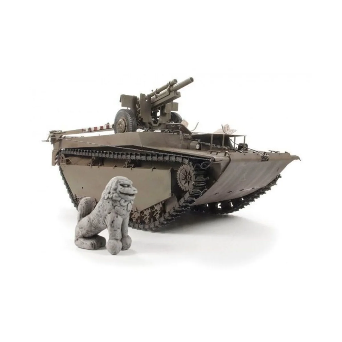 LVT 4 Buffalo Carrying M2A1 105mm Howitz, 1/35 - AFV-Club DH96008 LVT 4 Buffalo Carrying M2A1 105mm Howitz, 1/35 - AFV-Club DH96008