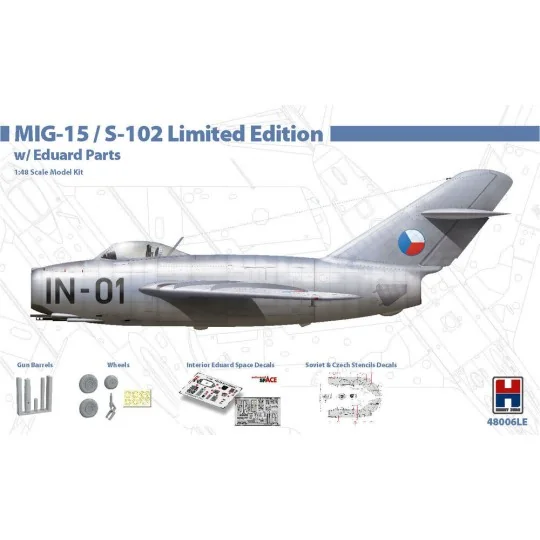 MIG-15 / S-102 Limited Edition, 1/48 - Hobby 2000 48006LE