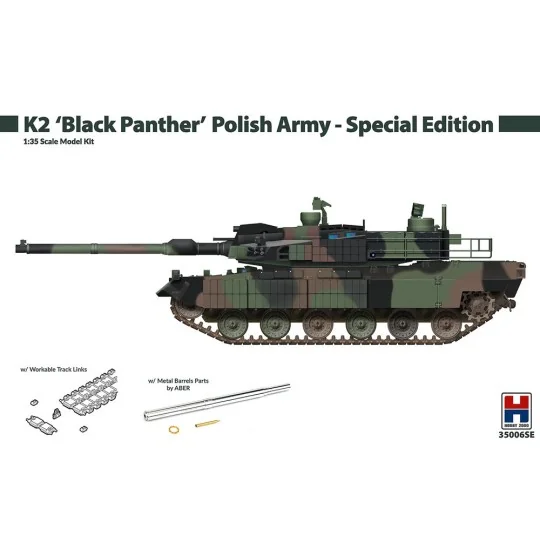 K2 'Black Panther' Polish Army - Special Edition, 1/35 - Hobby 2000... K2 'Black Panther' Polish Army - Special Edition, 1/35 - Hobby 2000...