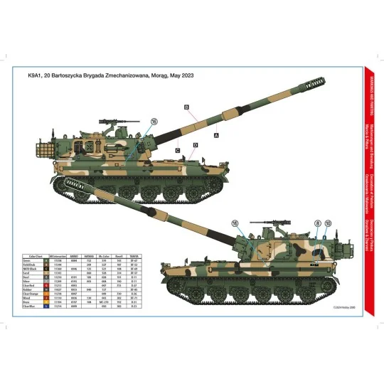 K9A1 'Thunder' Polish Army SPH - Special Edition - Hobby 2000 35005SE