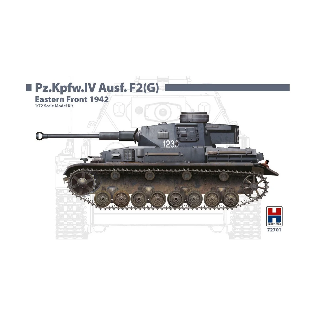 Pz.Kpfw.IV Ausf.F2 (G) Eastern Front 1942 - Hobby 2000 72701