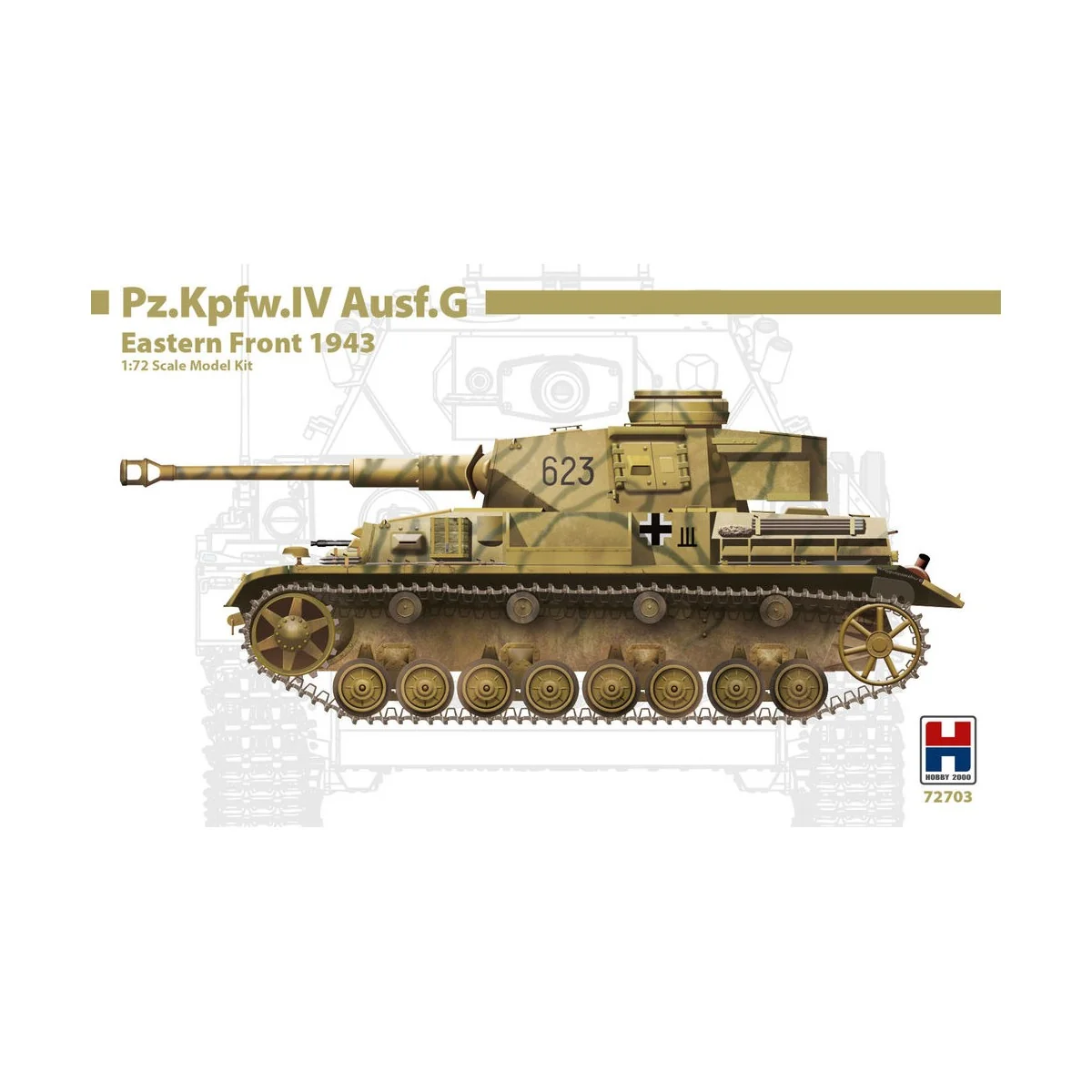Pz.Kpfw.IV Ausf.G Eastern Front 1943 - Hobby 2000 72703