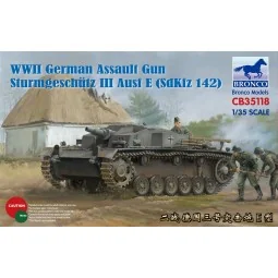 WWII German Assault Gun Sturmgeschütz III Ausf E (SdKfz 142), 1/35 ...