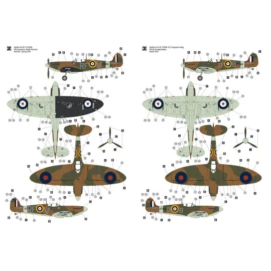 Supermarine Spitfire IIA w/Rotol Propeller - Hobby 2000 32002