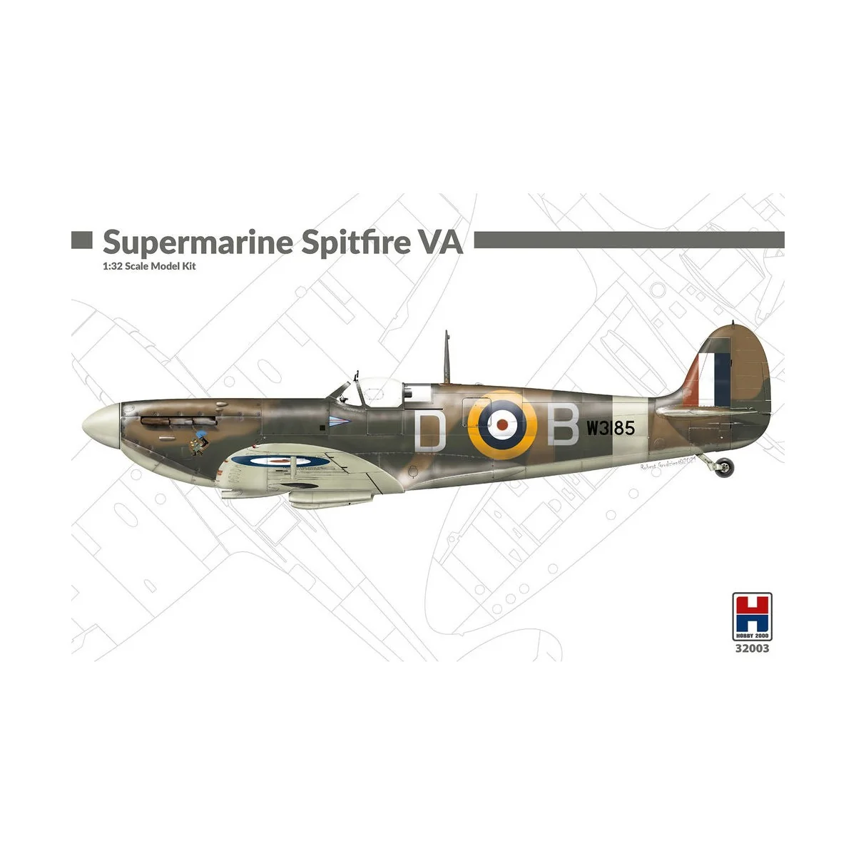 Supermarine Spitfire VA, 1/32 - Hobby 2000 32003