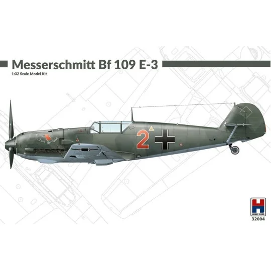 Messerschmitt Bf 109 E-3, 1/32 - Hobby 2000 32004 Messerschmitt Bf 109 E-3, 1/32 - Hobby 2000 32004