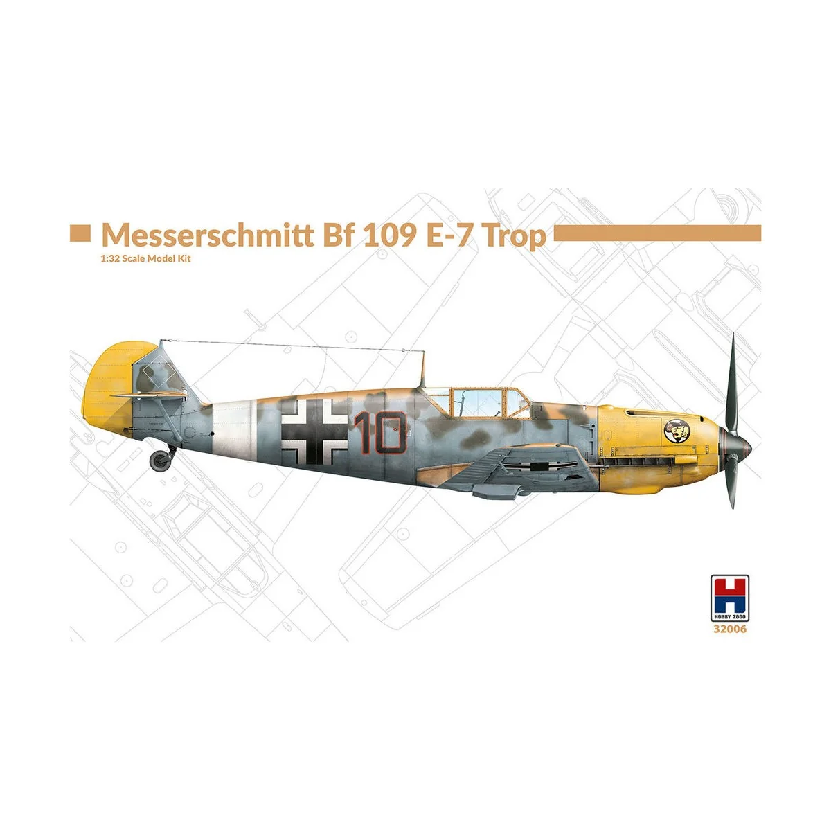 Messerschmitt Bf 109 E-7 trop - Hobby 2000 32006