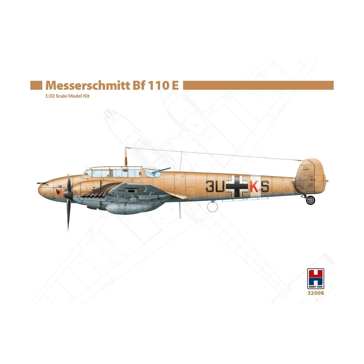 Messerschmitt Bf 110 E - Hobby 2000 32008