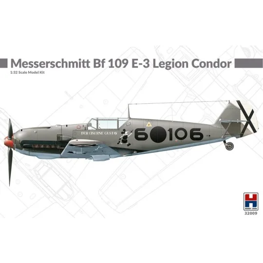 Messerschmitt Bf 119 E-3 Legion Condor, 1/32 - Hobby 2000 32009 Messerschmitt Bf 119 E-3 Legion Condor, 1/32 - Hobby 2000 32009