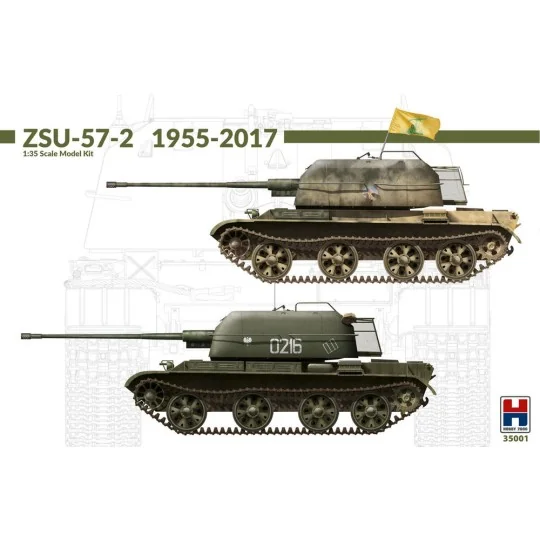 ZSU-57-2 1955-2017 (w/bonus 11 painting and marking), 1/35 - Hobby ... ZSU-57-2 1955-2017 (w/bonus 11 painting and marking), 1/35 - Hobby ...