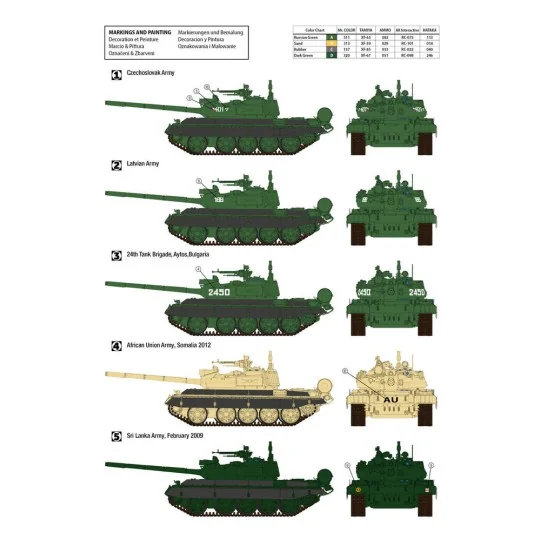 T-55AM2B "Kladivo" (w/bonus 4 painting and marking) - Hobby 2000 35002