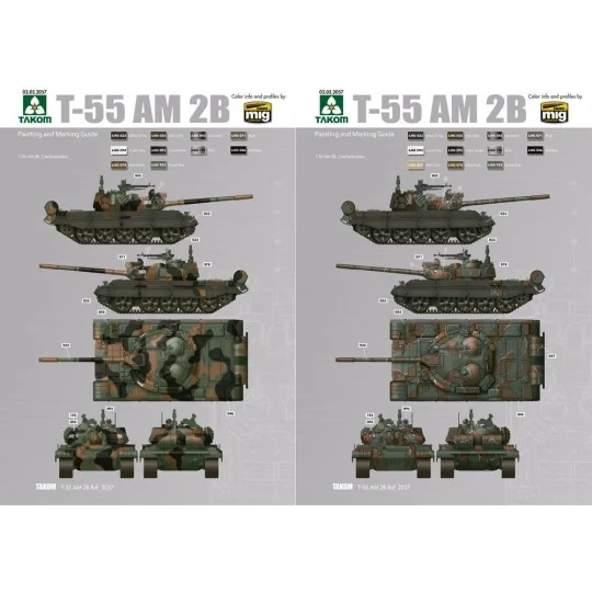 T-55AM2B "Kladivo" (w/bonus 4 painting and marking) - Hobby 2000 35002