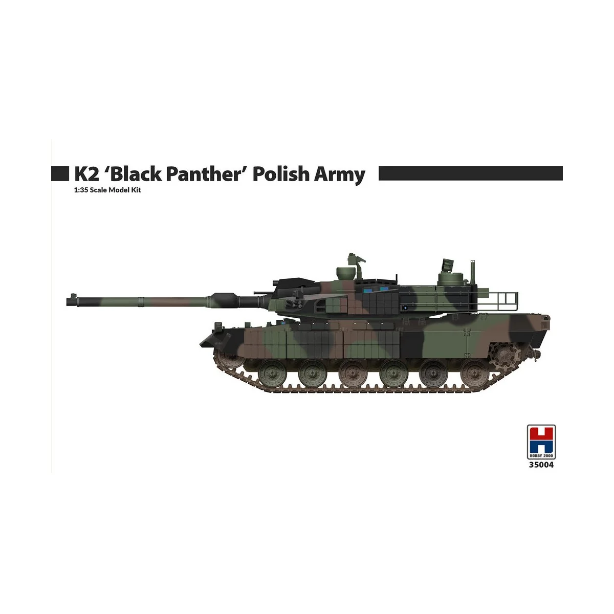 K2 'Black Panther' Polish Army, 1/35 - Hobby 2000 35004