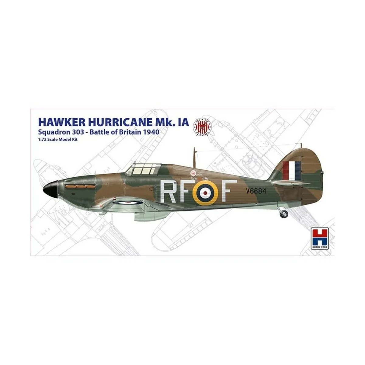 Hurricane Mk.IA - Dywizjon 303 - Hobby 2000 72001