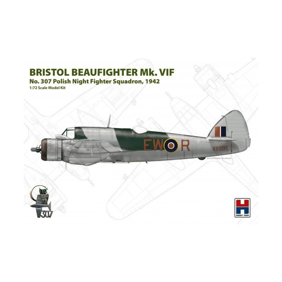 Beaufighter Mk. VIF 307 Polish Sq - Hobby 2000 72003