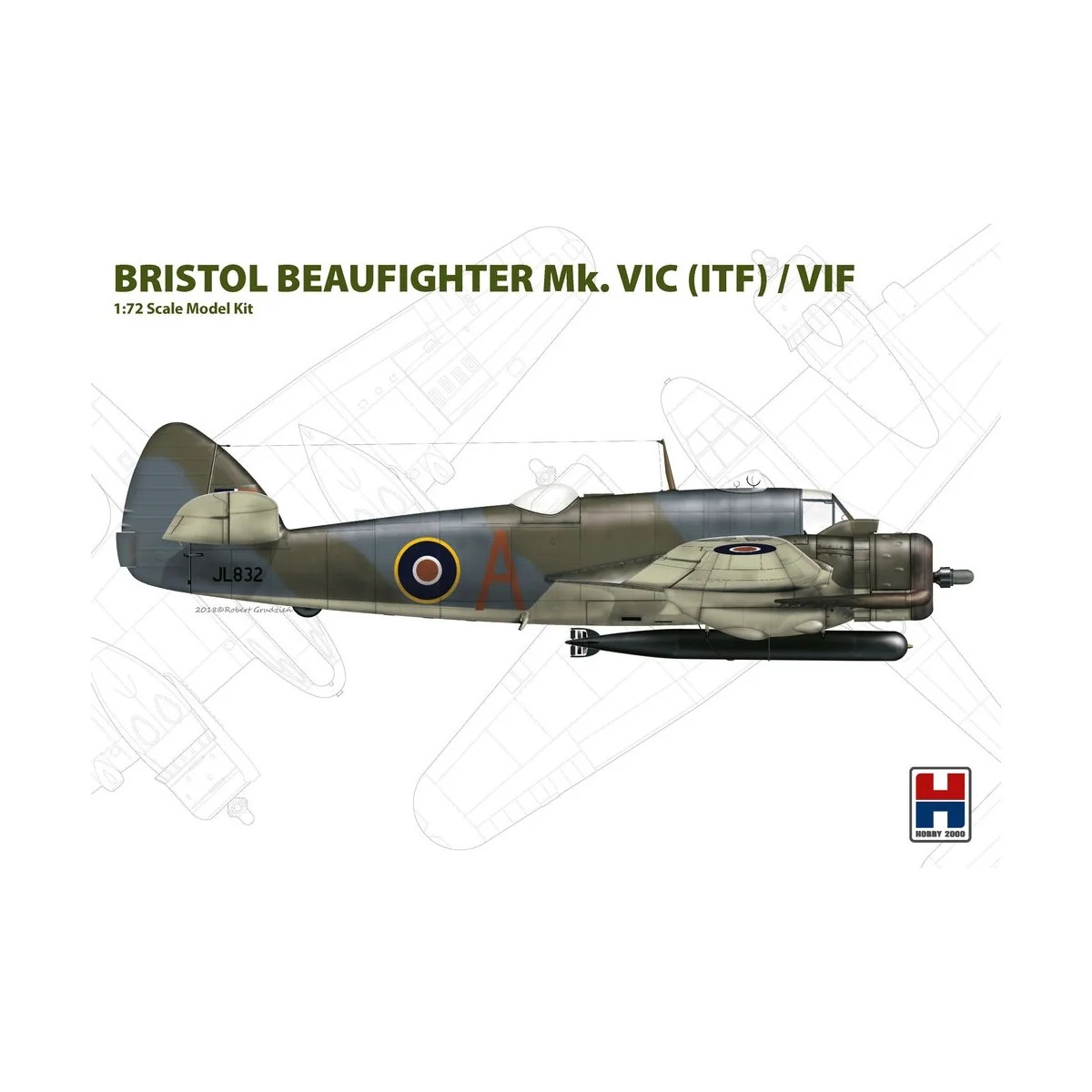 Beaufighter Mk. VIC ( ITF ) / VIF, 1/72 - Hobby 2000 72004 Beaufighter Mk. VIC ( ITF ) / VIF, 1/72 - Hobby 2000 72004