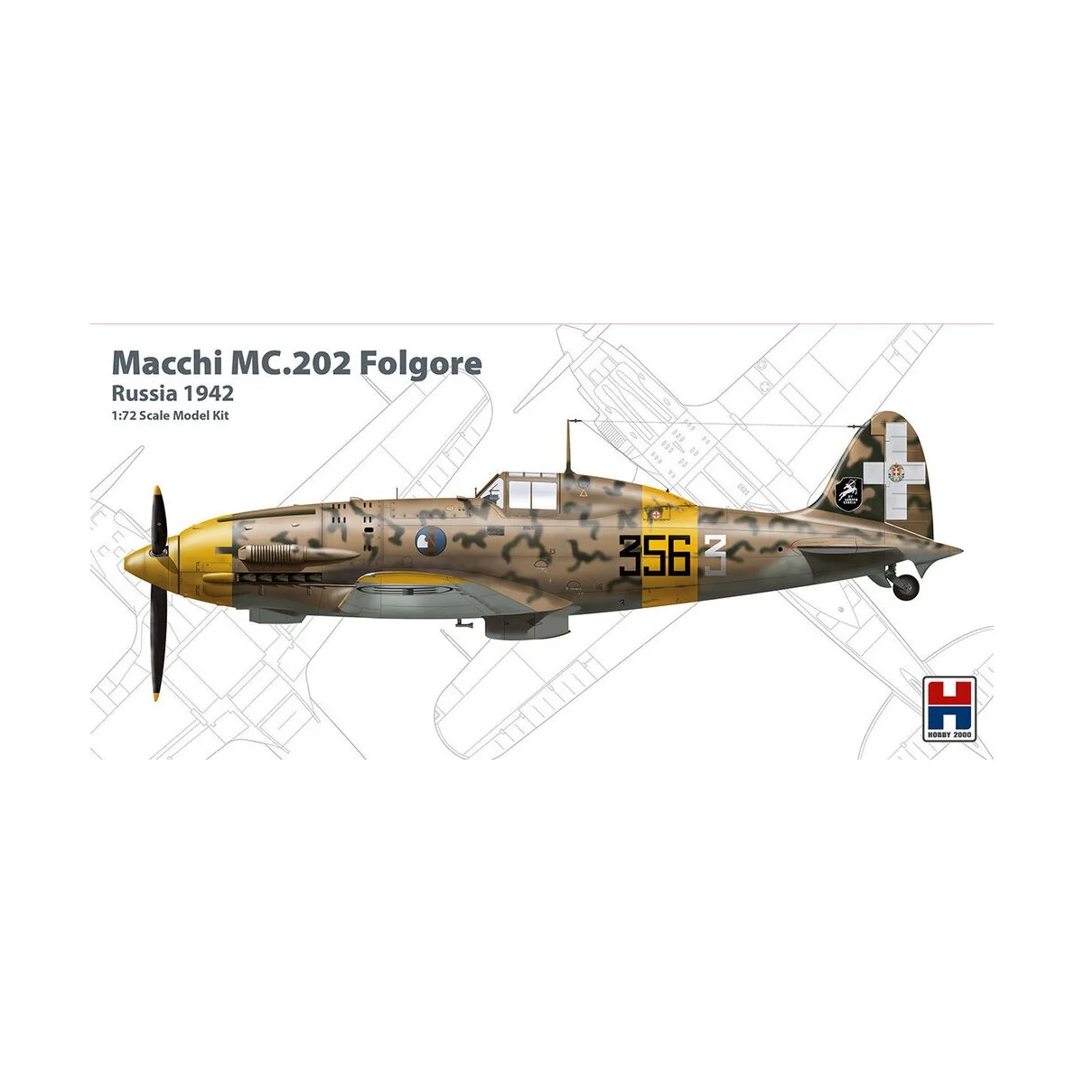 Macchi MC.202 Russia 1942, 1/72 - Hobby 2000 72007