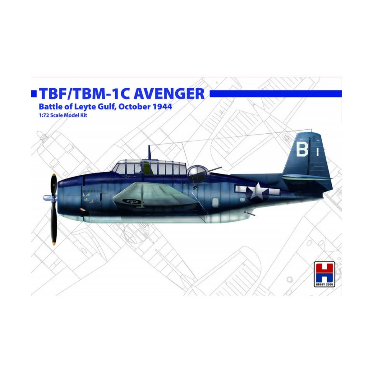 TBF/TBM-1C Avenger Oct. 1944, 1/72 - Hobby 2000 72010