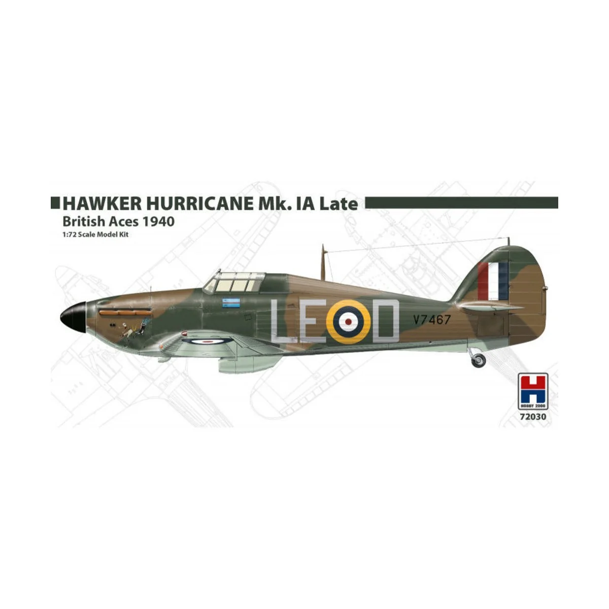 Hawker Hurricane Mk. Ia Late - Hobby 2000 72030