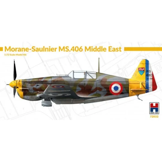 Morane-Saulnier MS-406 Middle East, 1/72 - Hobby 2000 72032