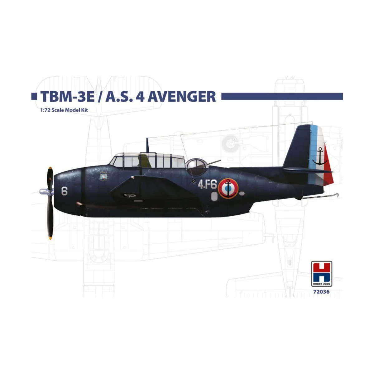 Grumman TBM-3E/A.S.4 Avenger - Hobby 2000 72036