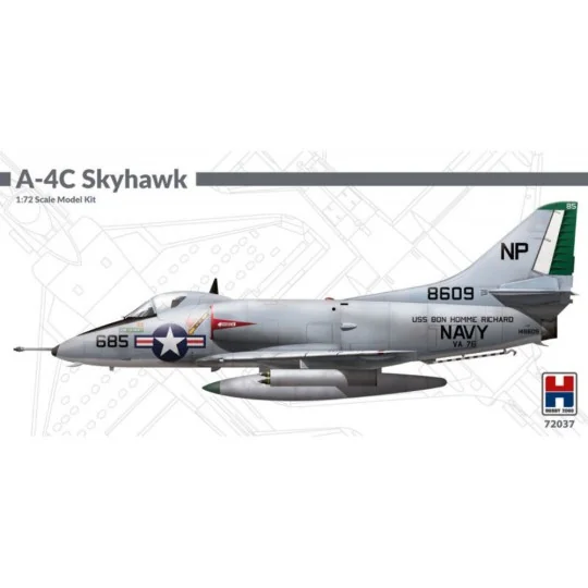 Douglas A-4C Skyhawk, 1/72 - Hobby 2000 72037